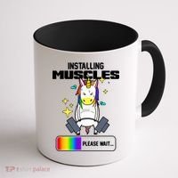 Installing Muscles Unicorn Lifting Coffee Mug thumb 1