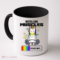 Installing Muscles Unicorn Lifting Coffee Mug thumb 0