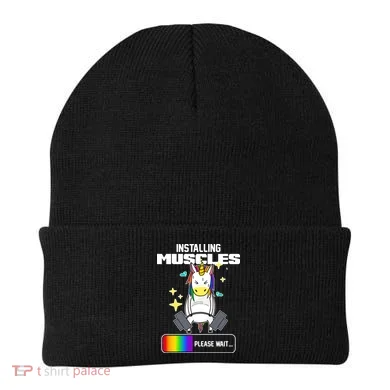 Installing Muscles Unicorn Lifting Beanie