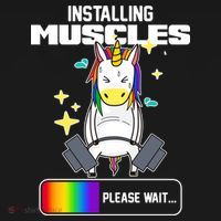 Installing Muscles Unicorn Lifting Pajama Set thumb 2