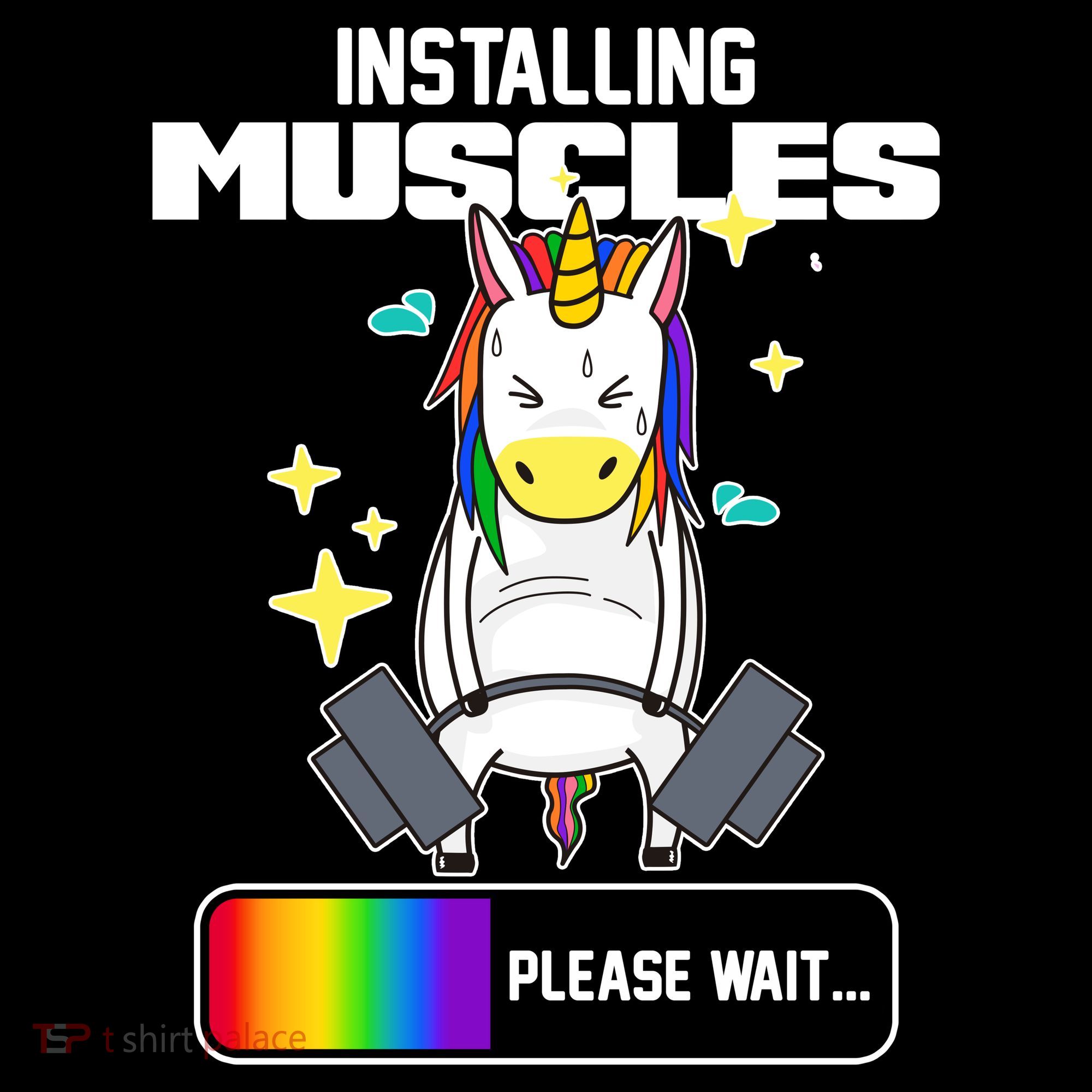 Installing Muscles Unicorn Lifting Women's Hoodie