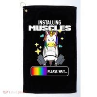 Installing Muscles Unicorn Lifting Golf Towel thumb 0