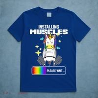 Installing Muscles Unicorn Lifting T-Shirt thumb 5
