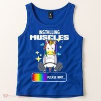 Installing Muscles Unicorn Lifting Tank Top thumb 2