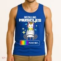 Installing Muscles Unicorn Lifting Tank Top thumb 3