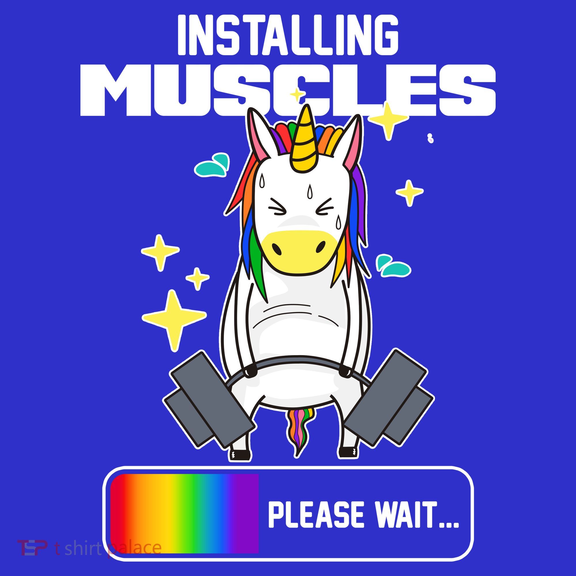 Installing Muscles Unicorn Lifting Women's Long Sleeve Shirt