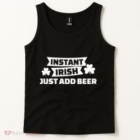 Instant Irish Just Add Beer Tank Top thumb 2