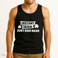 Instant Irish Just Add Beer Tank Top thumb 3