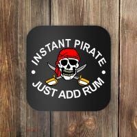 Instant Pirate Just Add Rum Coaster thumb 0