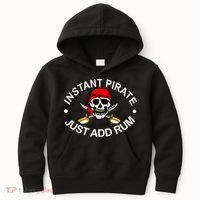 Instant Pirate Just Add Rum Kids Hoodie thumb 0