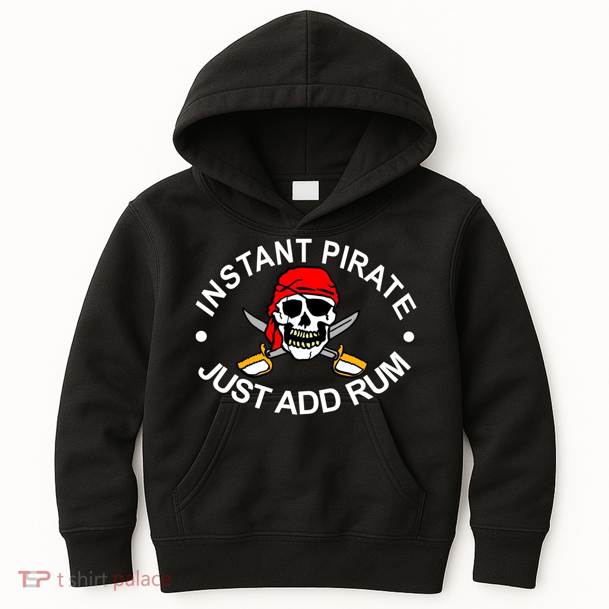 Instant Pirate Just Add Rum Kids Hoodie