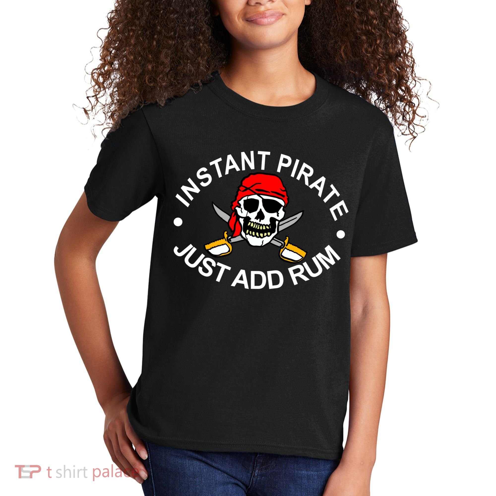 Instant Pirate Just Add Rum Kids T-Shirt