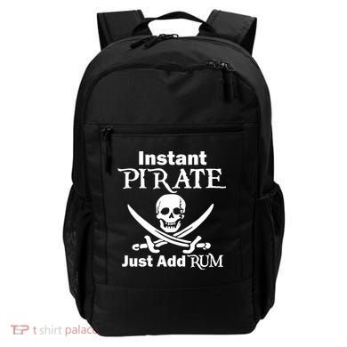 Instant Pirate Just Add Rum Skull Crosswords Backpack