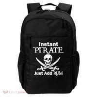 Instant Pirate Just Add Rum Skull Crosswords Backpack thumb 0