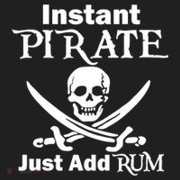 Instant Pirate Just Add Rum Skull Crosswords Tumbler thumb 3