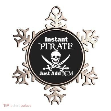 Instant Pirate Just Add Rum Skull Crosswords Ornament
