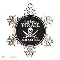 Instant Pirate Just Add Rum Skull Crosswords Ornament thumb 0