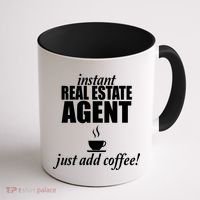 Instant Real Estate Agent Just Add Coffee Coffee Mug thumb 1