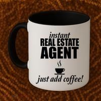 Instant Real Estate Agent Just Add Coffee Coffee Mug thumb 2