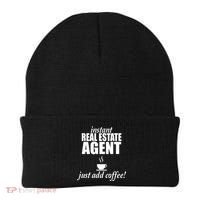 Instant Real Estate Agent Just Add Coffee Beanie thumb 0
