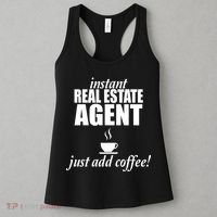 Instant Real Estate Agent Just Add Coffee Women's Tank Top thumb 3