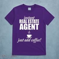 Instant Real Estate Agent Just Add Coffee T-Shirt thumb 5