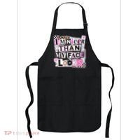 I'm Nicer Than My Face Looks Apron thumb 0