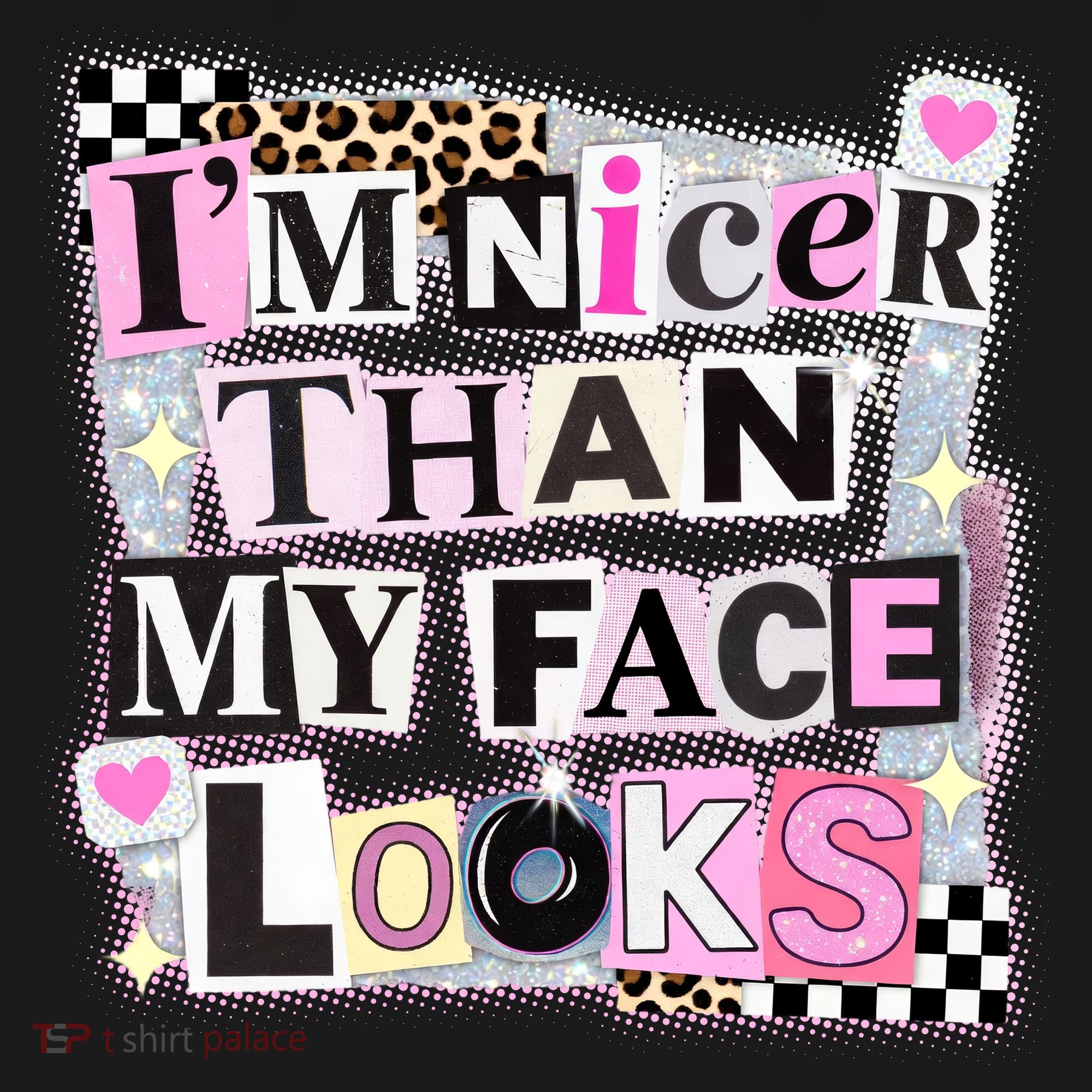 I'm Nicer Than My Face Looks Apron