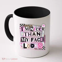 I'm Nicer Than My Face Looks Coffee Mug thumb 0
