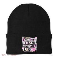 I'm Nicer Than My Face Looks Beanie thumb 0