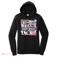 I'm Nicer Than My Face Looks Women's Hoodie thumb 0