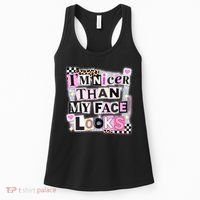 I'm Nicer Than My Face Looks Women's Tank Top thumb 0