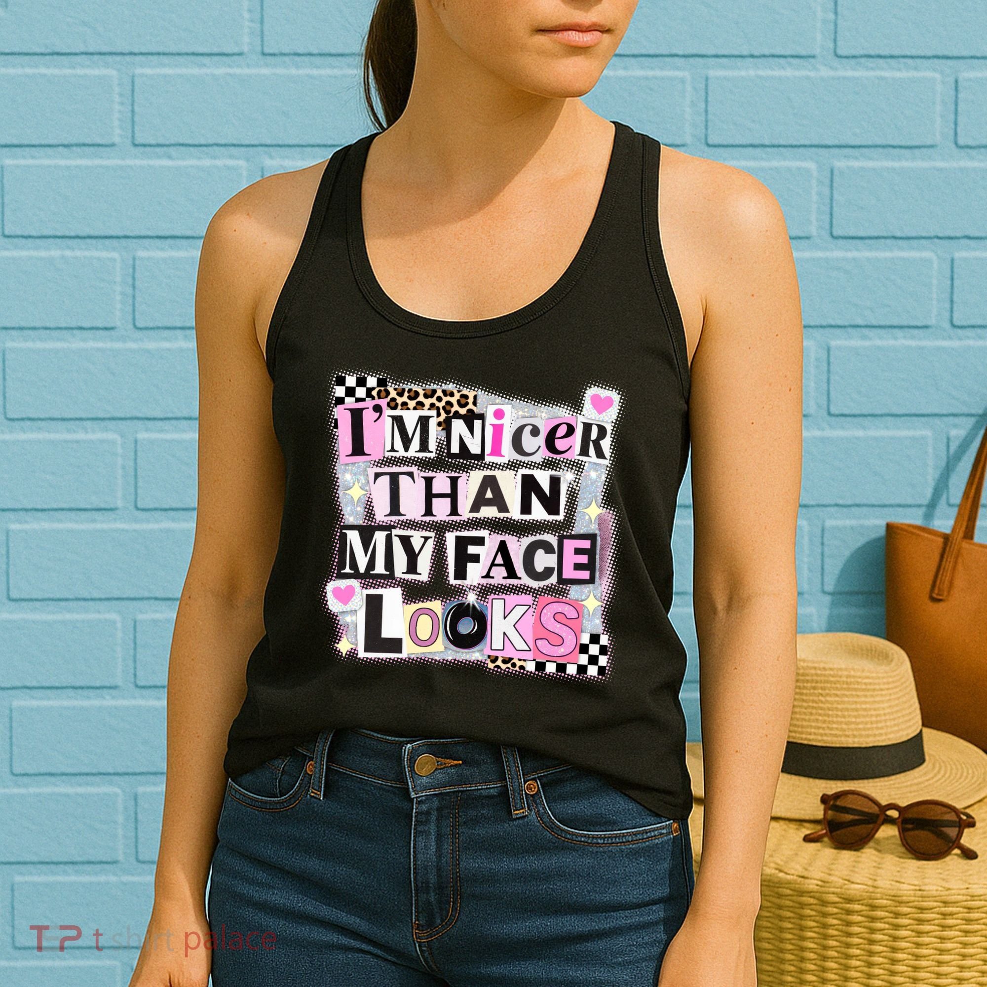 I'm Nicer Than My Face Looks Women's Tank Top