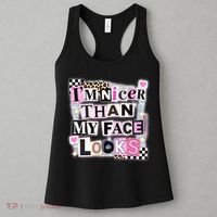 I'm Nicer Than My Face Looks Women's Tank Top thumb 3