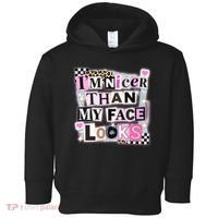 I'm Nicer Than My Face Looks Toddler Hoodie thumb 0