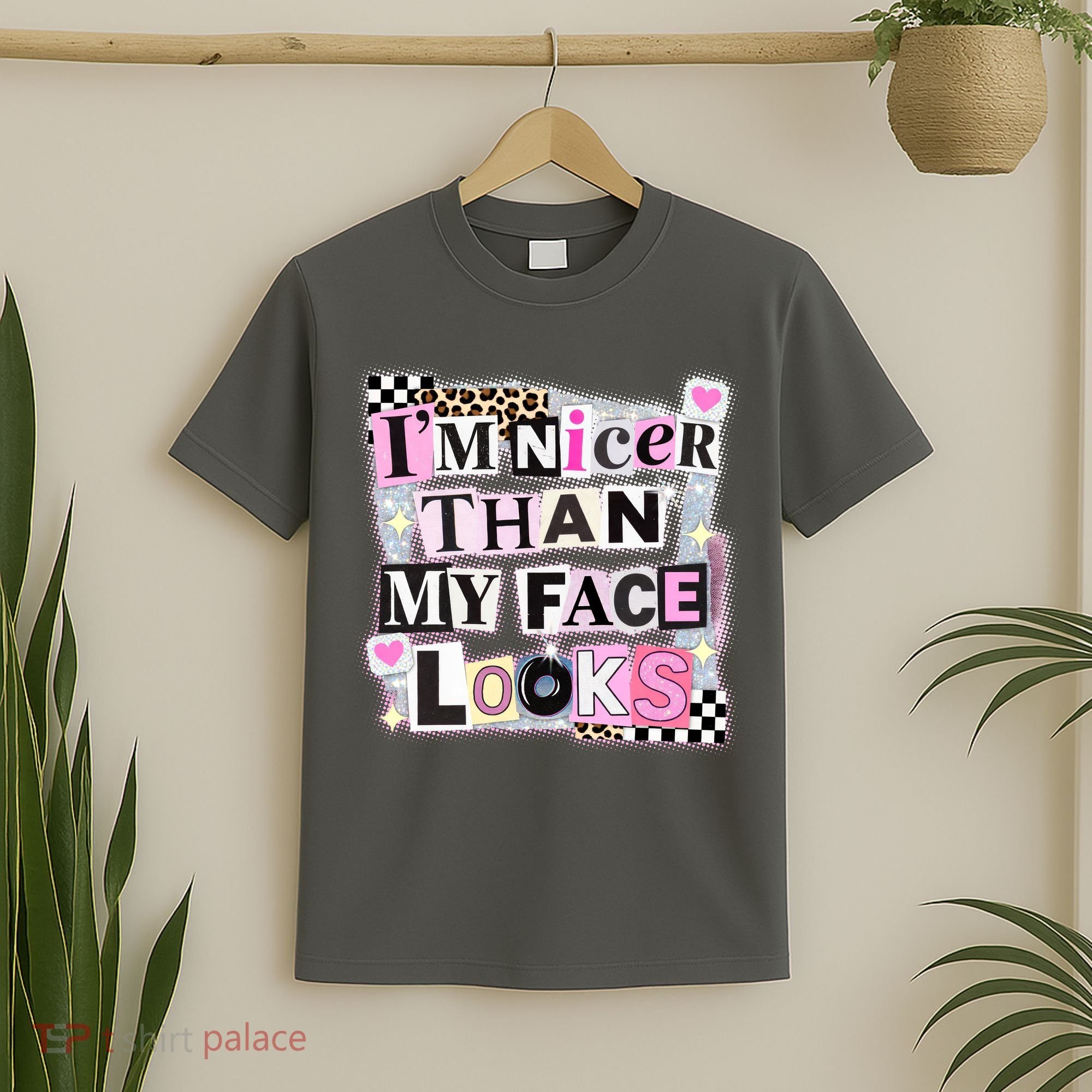 I'm Nicer Than My Face Looks T-Shirt