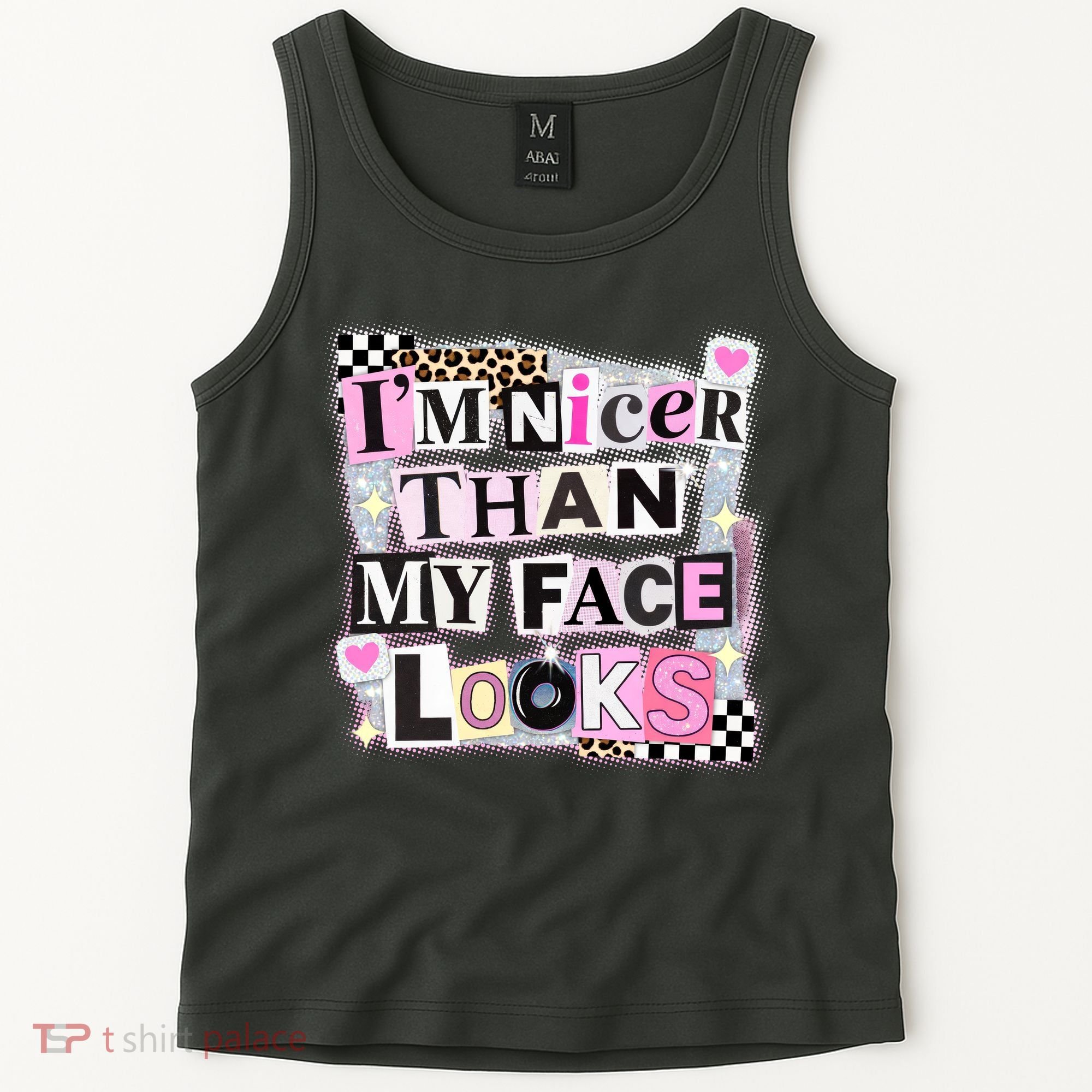 I'm Nicer Than My Face Looks Tank Top