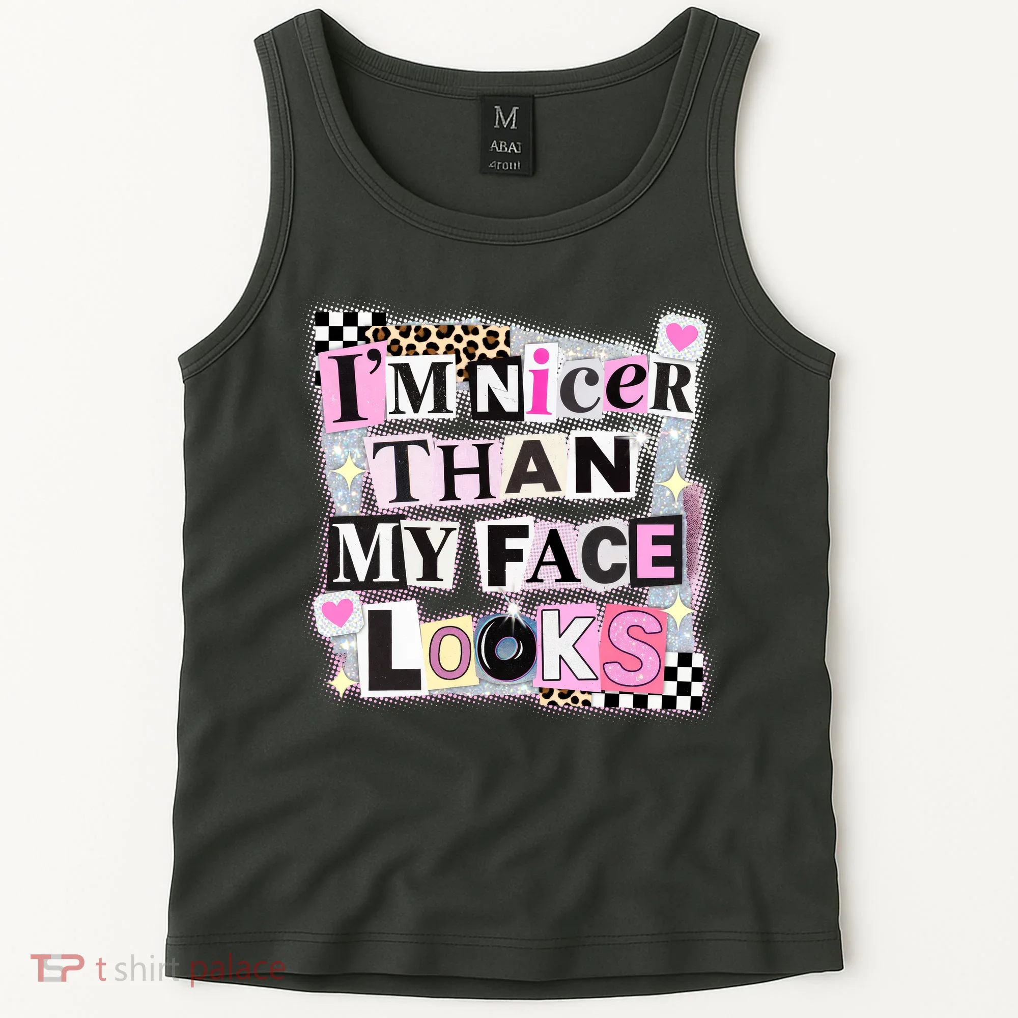 I'm Nicer Than My Face Looks Tank Top