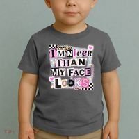 I'm Nicer Than My Face Looks Toddler T-Shirt thumb 2