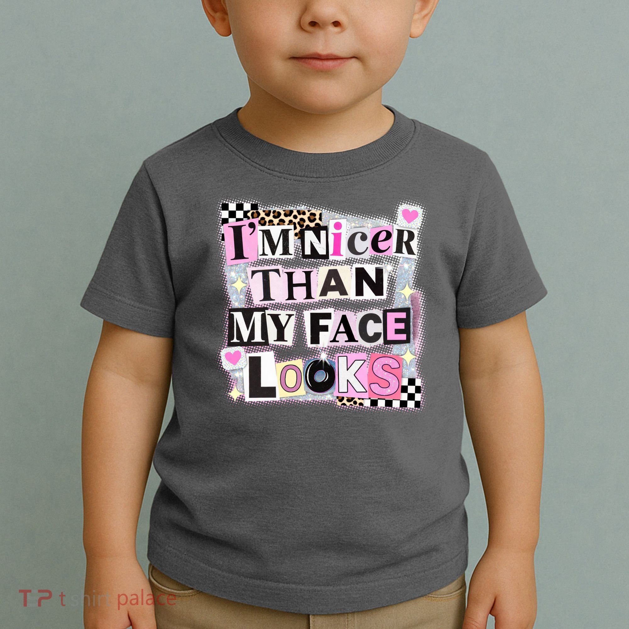 I'm Nicer Than My Face Looks Toddler T-Shirt