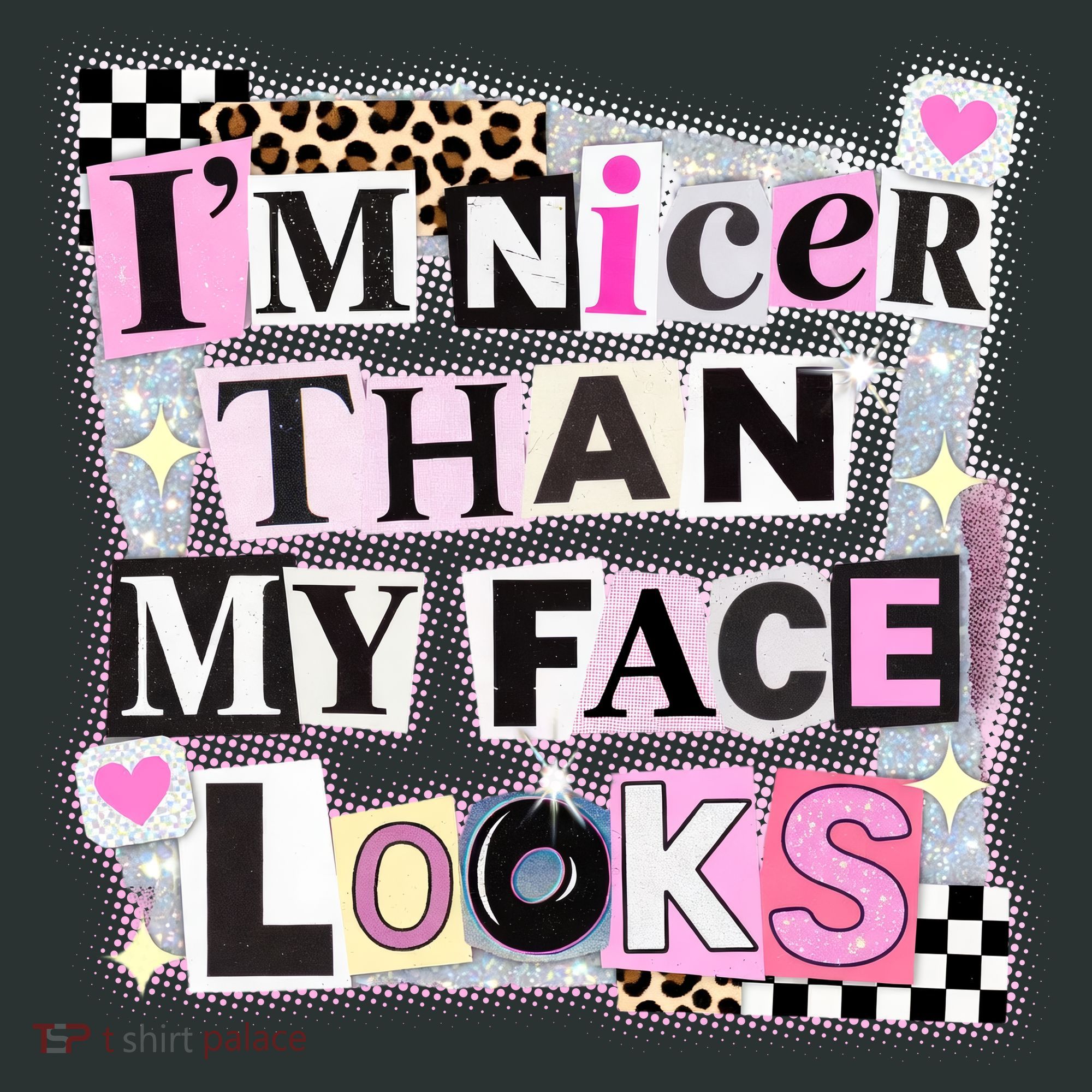 I'm Nicer Than My Face Looks Kids Hoodie