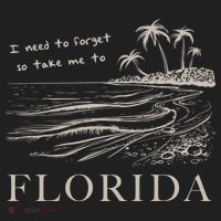 I Need To Forget So Take Me To Florida Ttpd Golf Towel thumb 3