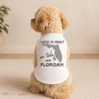 I Need To Forget So Take Me To Florida Ttpd Doggie Tank thumb 2