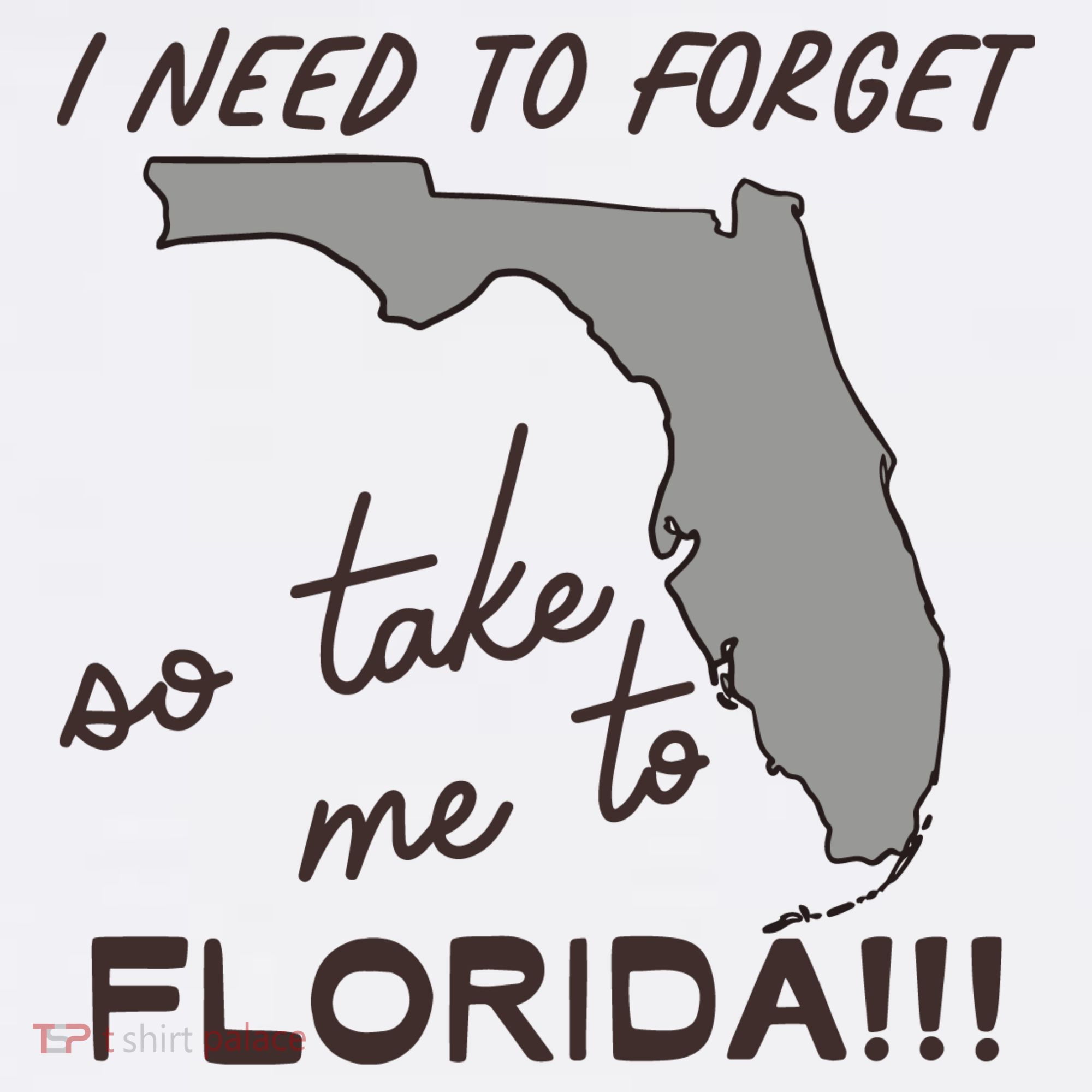 I Need To Forget So Take Me To Florida Ttpd Doggie Tank