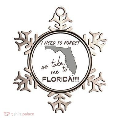 I Need To Forget So Take Me To Florida Ttpd Ornament