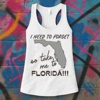I Need To Forget So Take Me To Florida Ttpd Women's Tank Top thumb 3