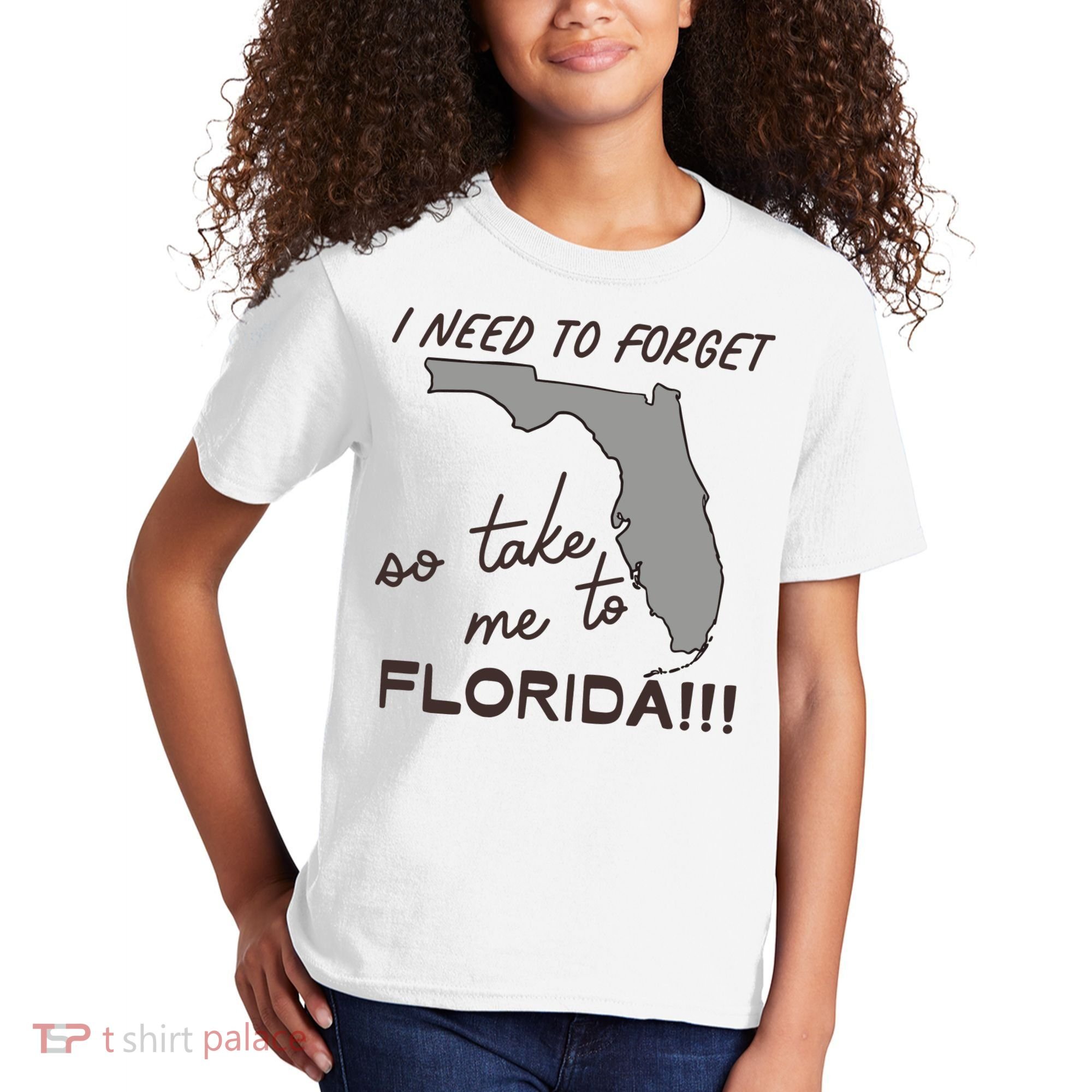 I Need To Forget So Take Me To Florida Ttpd Kids T-Shirt