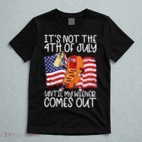 Its Not The 4th Of July Until My Weiner Comes Out Graphic T-Shirt thumb 5