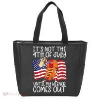Its Not The 4th Of July Until My Weiner Comes Out Graphic Tote Bag thumb 0