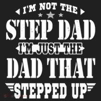 I'm Not The Step Dad I'm Just The Dad That Stepped Up Golf Towel thumb 3